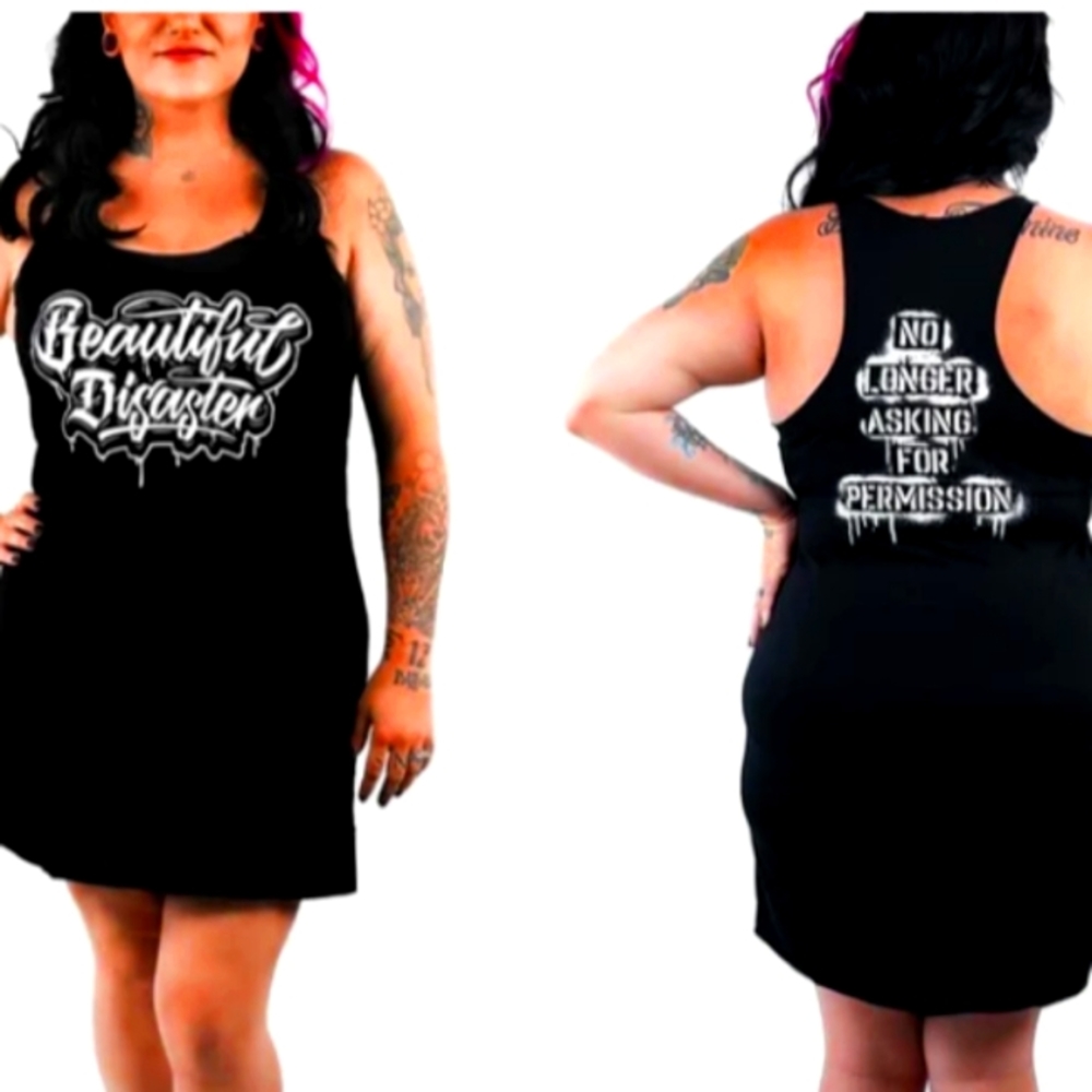 Authentic NEW Defiant Razorback Tank Dress
